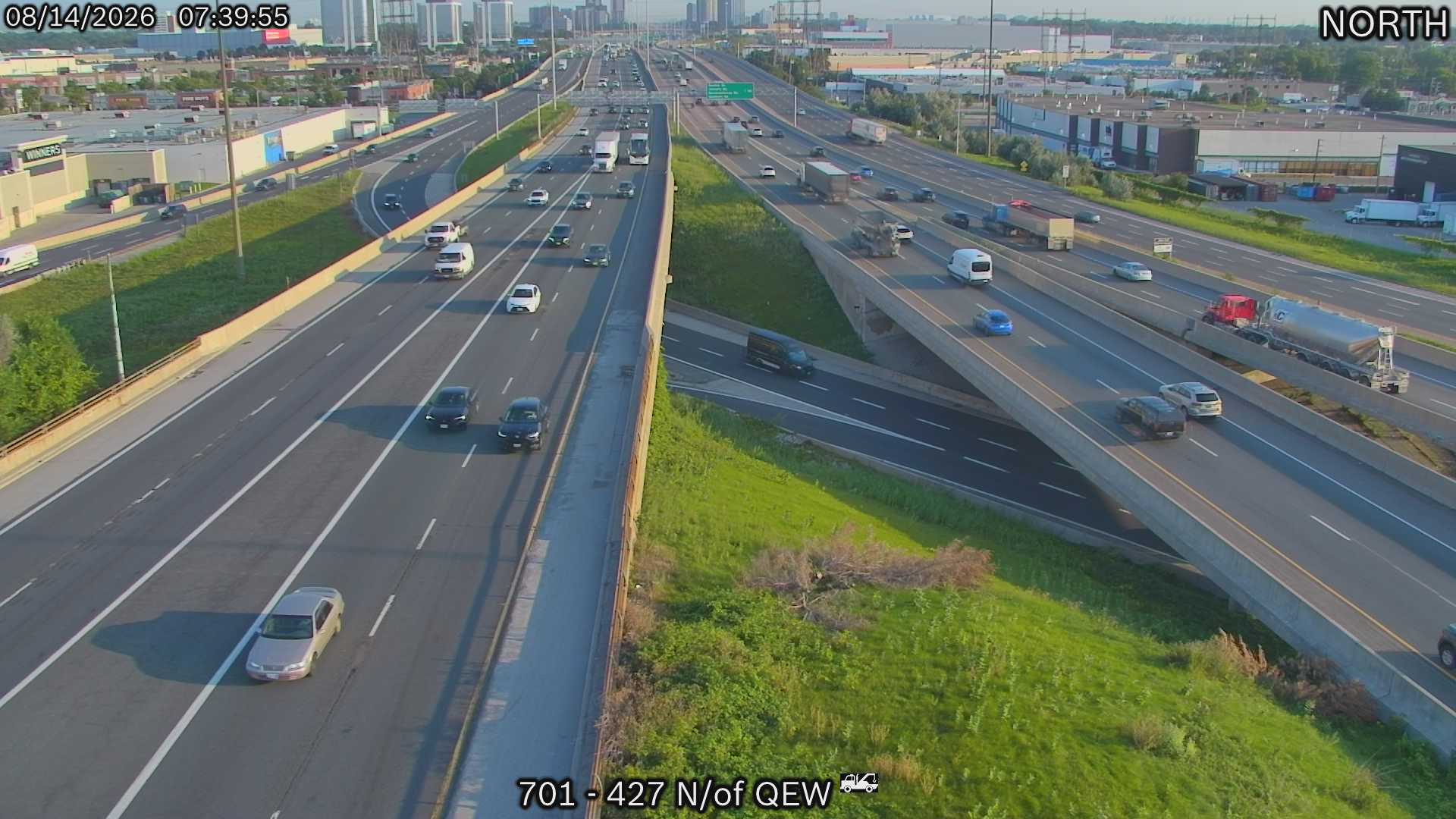 Highway 427 North of QEW