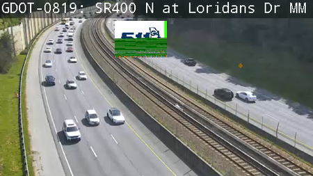 GDOT-0819: SR400/US19 N past LenoxRd MM 3.9 (Fulton)