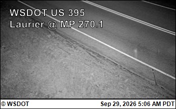 US 395 at MP 270.1: Laurier (1)