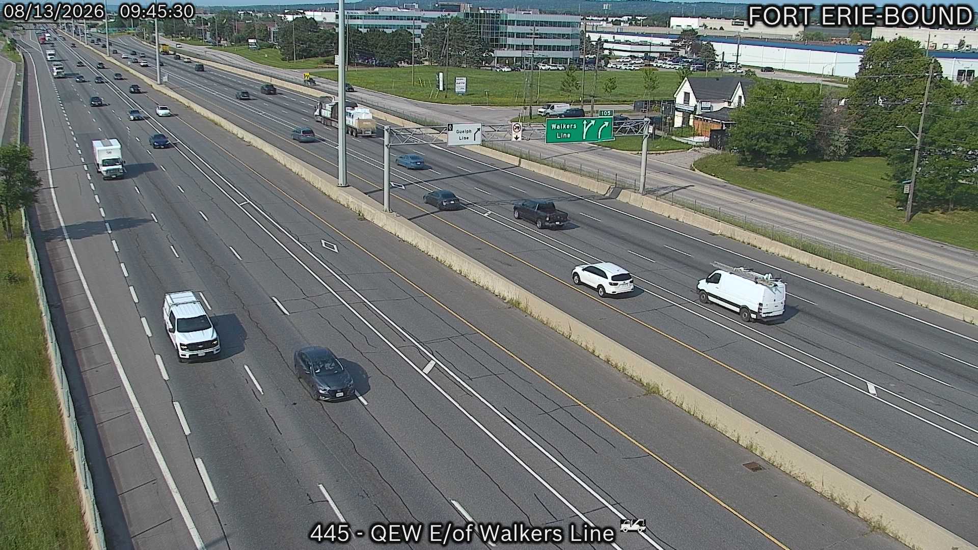 QEW East of Walkers Line