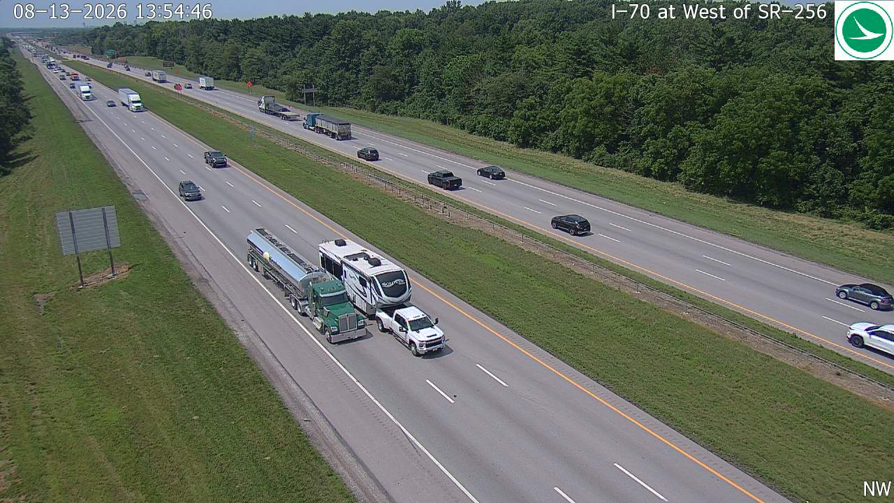 I-70 at West of SR-256