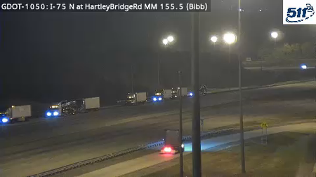 GDOT-1050: I-75 N at HartleyBridgeRd MM 155.5 (Bibb)