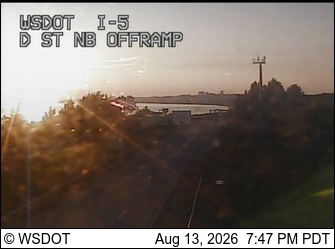 I-5 at MP 276.1: D St Offramp