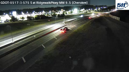GDOT-0517: I-575 S at RidgewalkPkwy MM 9.5 (Cherokee)