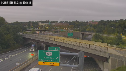 I-287 MP 005.20 EB at Interchange 8 (White Plains - Westchester Ave)