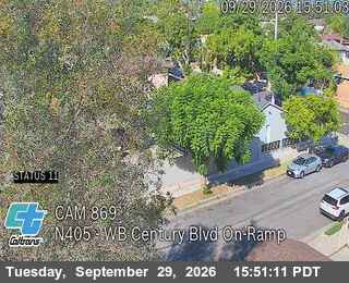 I-405 - I-405 : (869) WB Century Blvd On-Ramp - North