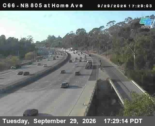 I-805 - (C066) NB 805 : Home Avenue (On Ramp) - North