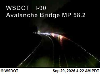 I-90 at MP 58.2: Avalanche Bridge
