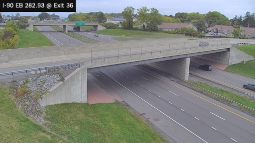 I-90 MP 282.93 EB at Interchange 36 (Watertown)