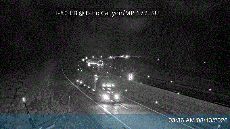 I-80 EB @ Echo Canyon / MP 172, SU