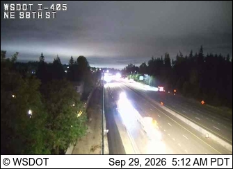 I-405 at MP 18.7: NE 98th St