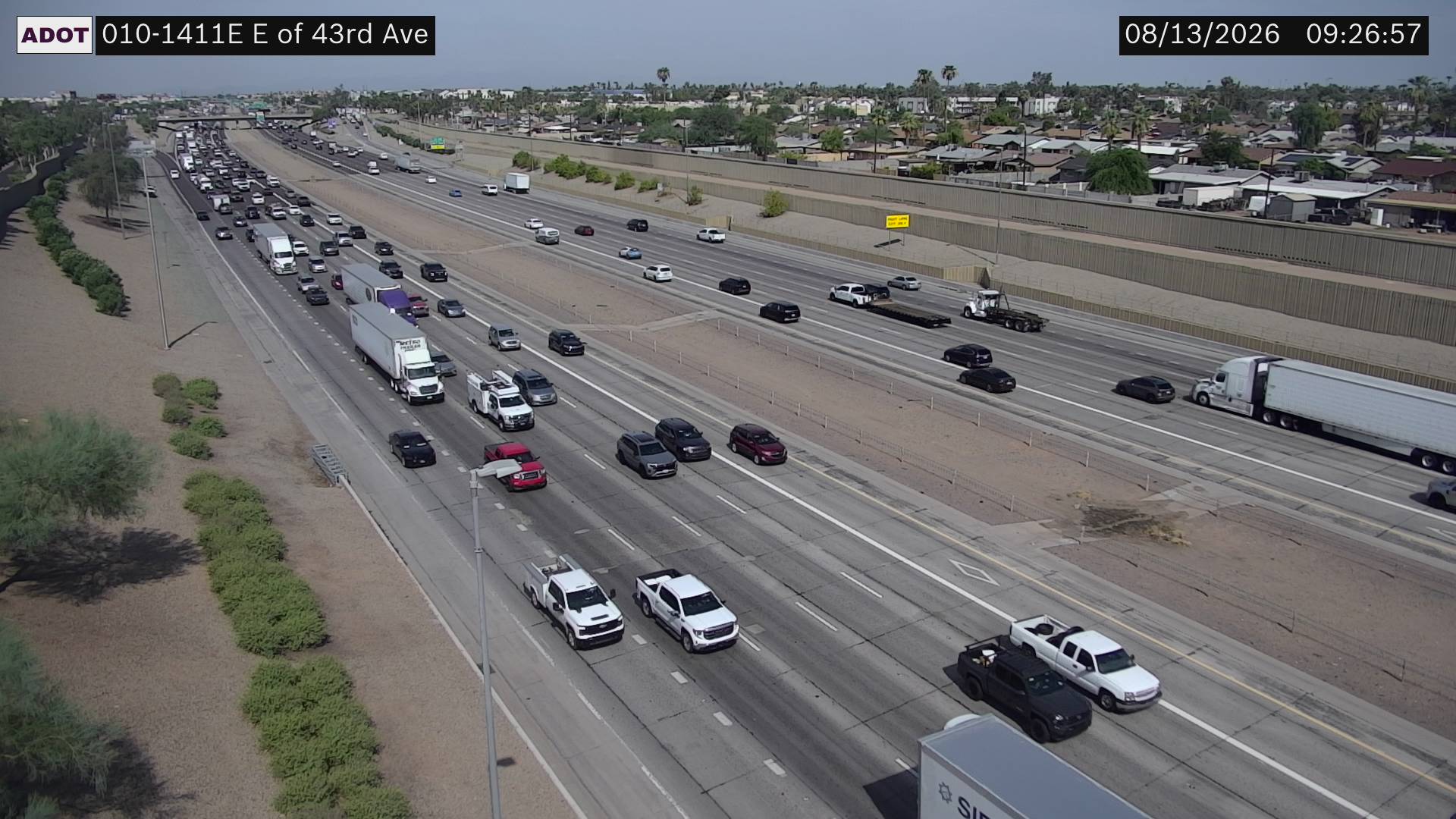 I-10 - I-10 @E of 43rd Ave