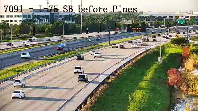 I-75 SB before Pines Blvd