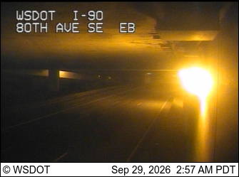 I-90 at MP 7: 80th Ave SE Eastbound
