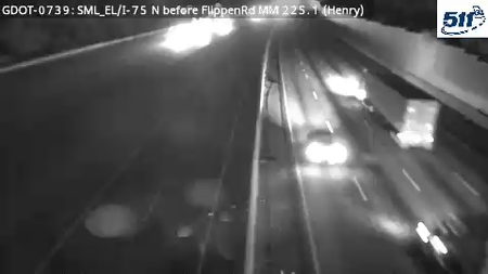GDOT-0739: I-75 N before FlippenRd MM 225.1 (Henry)