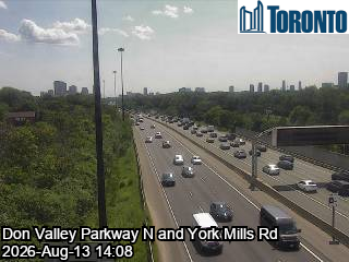 Don Valley Parkway near Brookbanks Drive