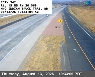 I-15 : (342) North of Indian Truck Trail Road