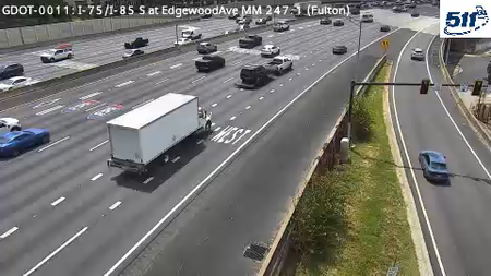 GDOT-0011: I-85 S before I-20 MM 247.2 (Fulton)