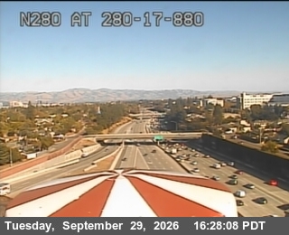 CA-280 - TVC42 -- I-280 : AT JCT-880/17 - North