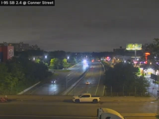 I-95 MP 002.40 SB at Interchange 13 (Conner Street)