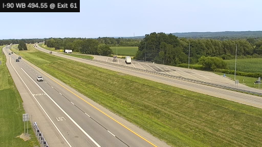 I-90 MP 494.55 WB at Ripley Toll Gantry
