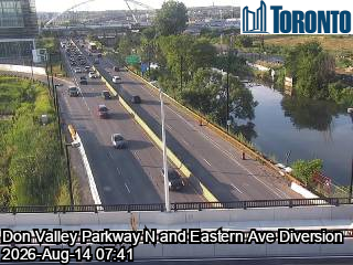 Don Valley Parkway near Eastern Avenue