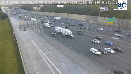 GDOT-0470: I-75 S before TerrellMillRd MM 260.6 (Cobb)