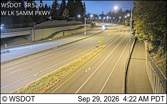 SR 520 at MP 11.6: W Lk Sammamish Pkwy