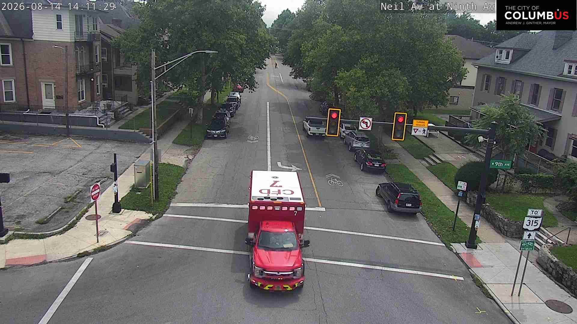 (City of Columbus) Neil Ave at Ninth Ave