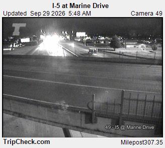I-5 at Marine Dr.
