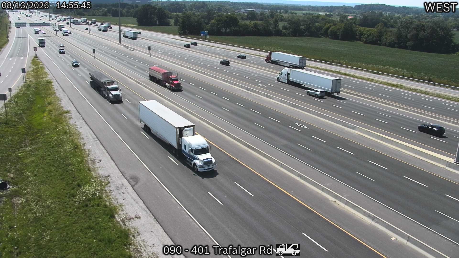 Highway 401 Near Trafalgar Road