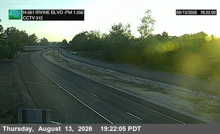 SR-261 : (312) 70 Meters South of Irvine Boulevard Overcross