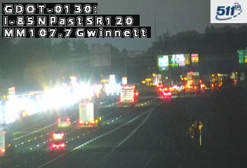 GDOT-0130: I-85 N past SR120 MM 107.7 (Gwinnett)