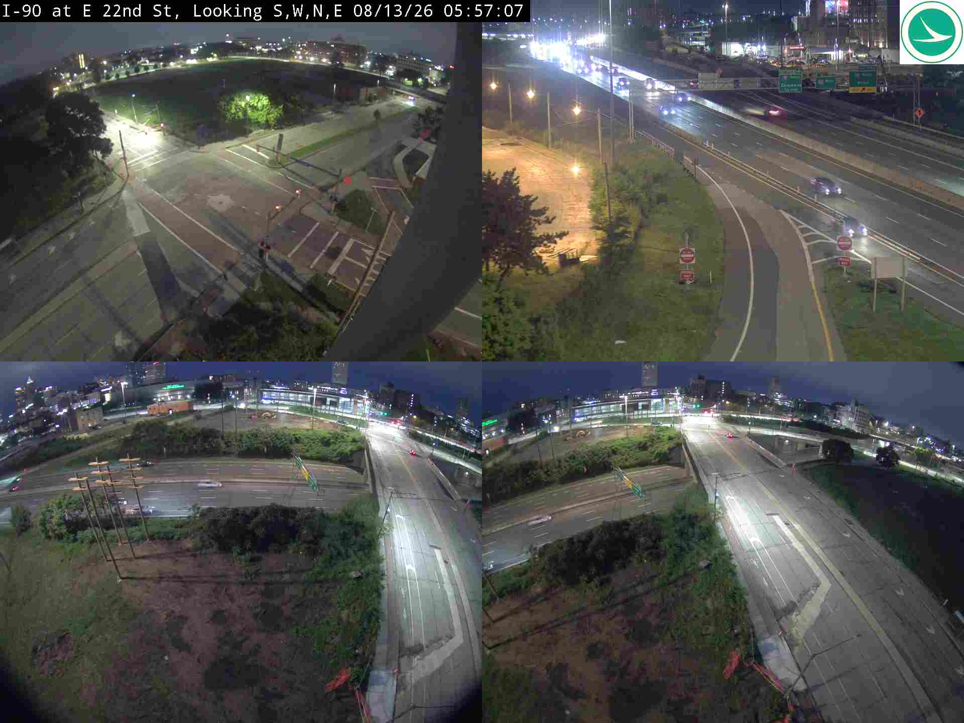 I-90 at E 22nd St