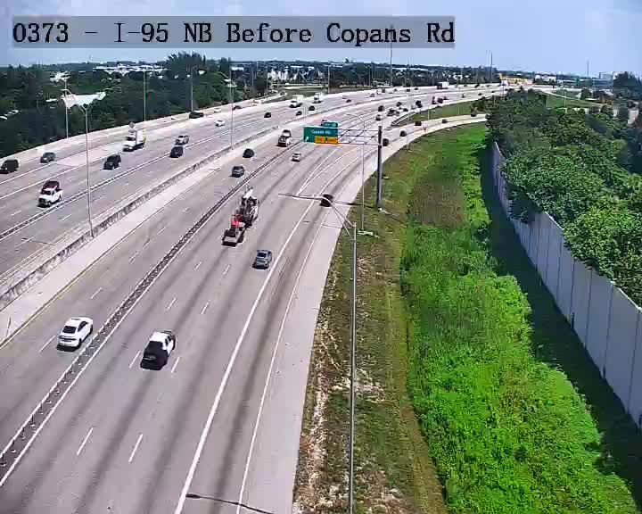 I-95 NB before NW 24th Street