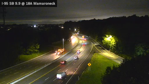 I-95 MP 009.90 SB at Interchange 18A (Mamaroneck Ave)