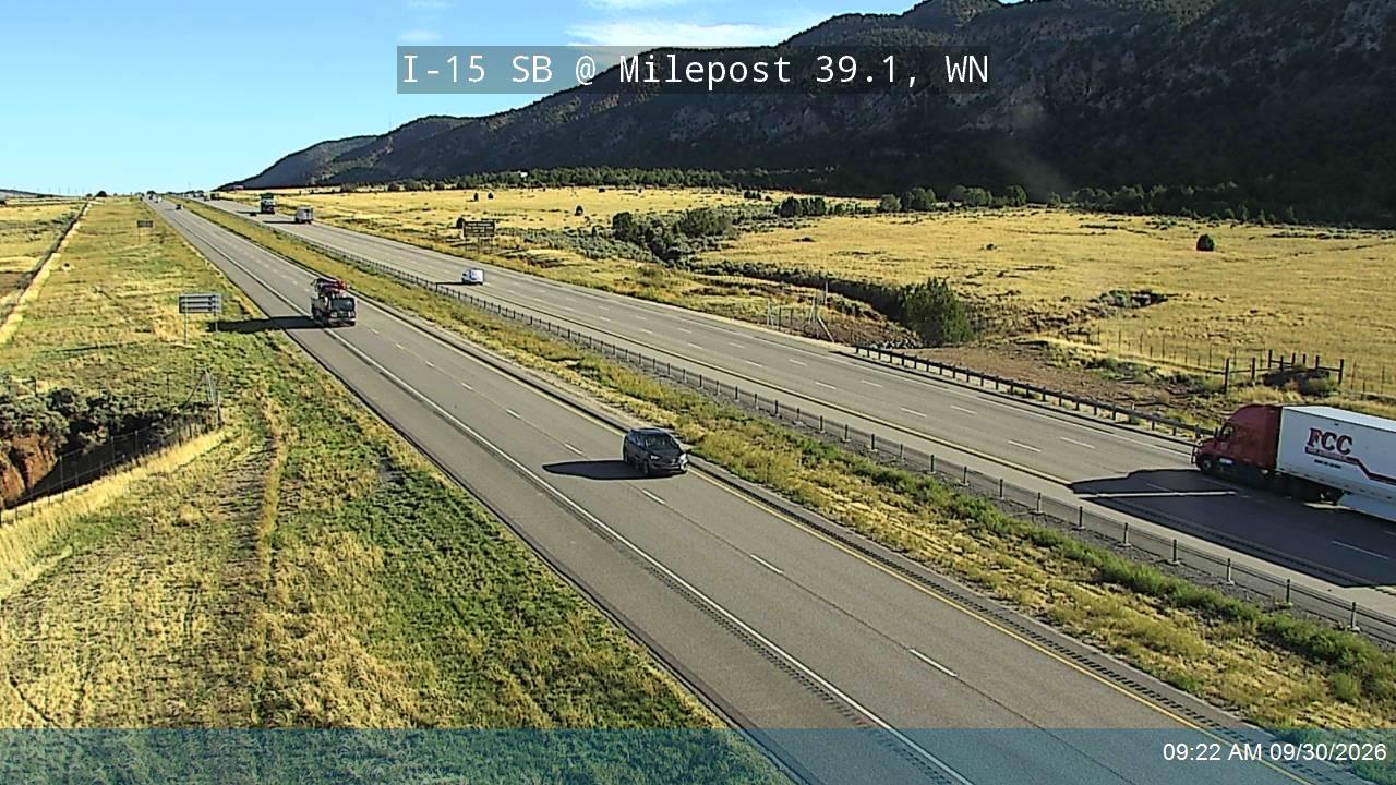 I-15 SB @ Milepost 39.1, WN