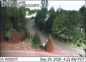I-405 at MP 17.3: NE 70th,SB Ramps