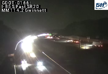 GDOT-0166: I-85 S past SR20 MM 114.2 (Gwinnett)
