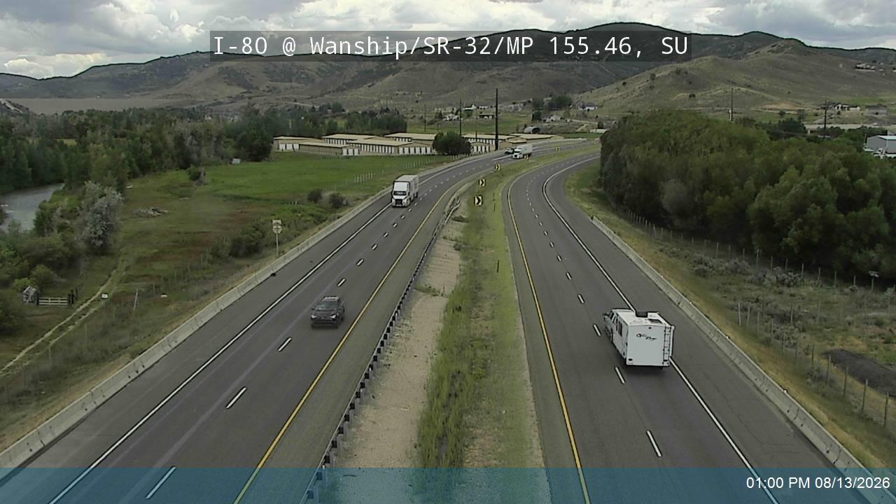 I-80 @ Wanship / SR-32 / MP 155.46, SU