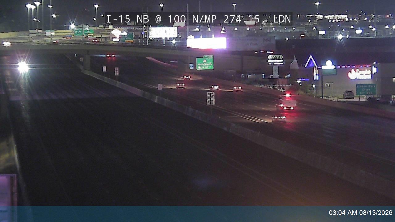 I-15 NB @ 100 N / MP 274.15, LDN