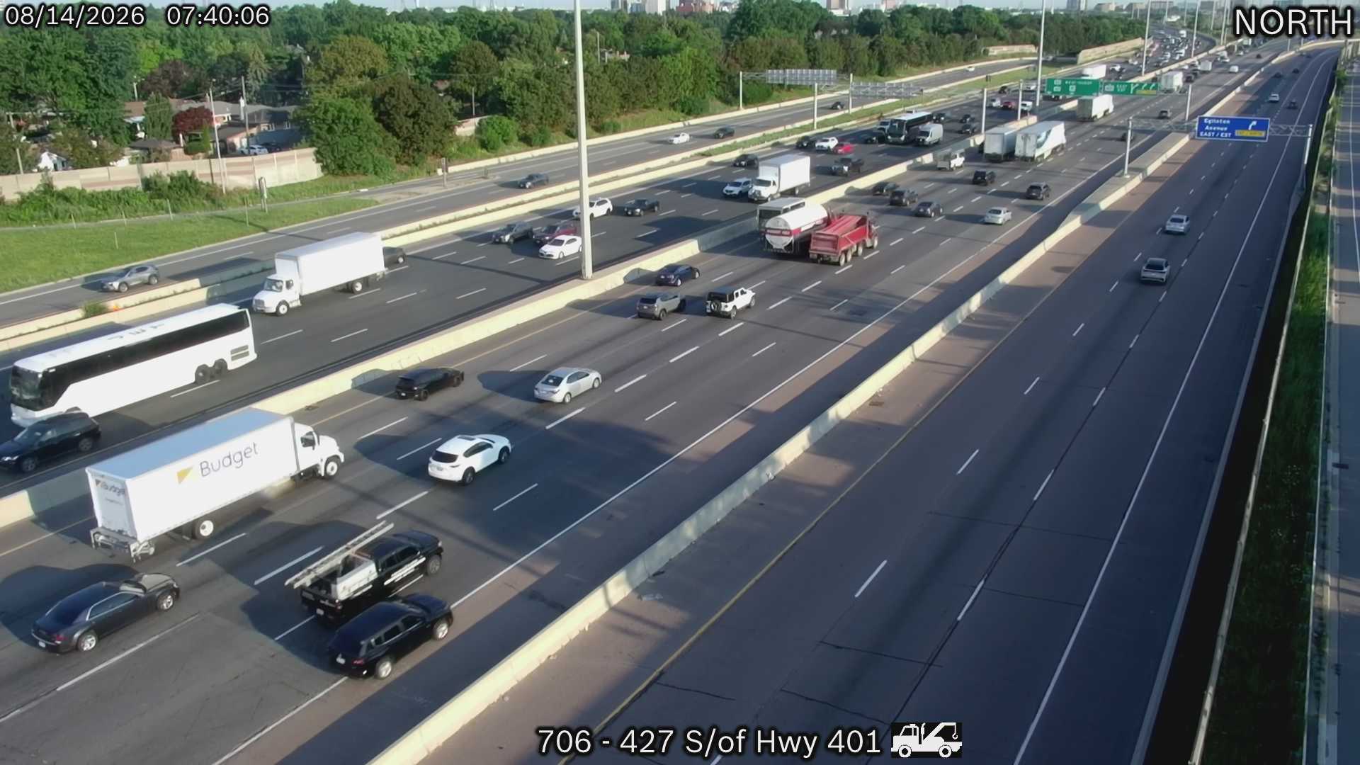 Highway 427 South of Highway 401
