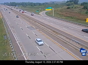 US 151  - US 151 at American Pkwy