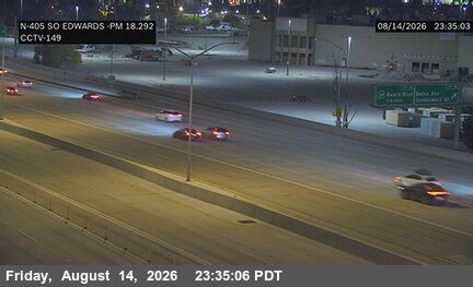 I-405 : (149) South of Edwards
