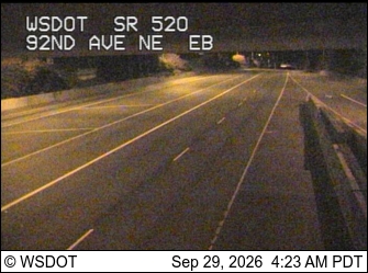 SR 520 at MP 5.2: 92nd Ave NE, EB
