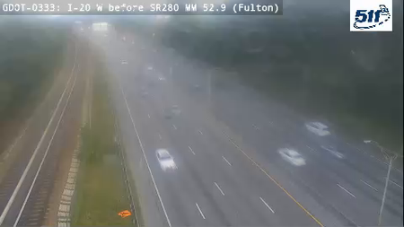 GDOT-0333: I-20 W before SR280 MM 52.9 (Fulton)