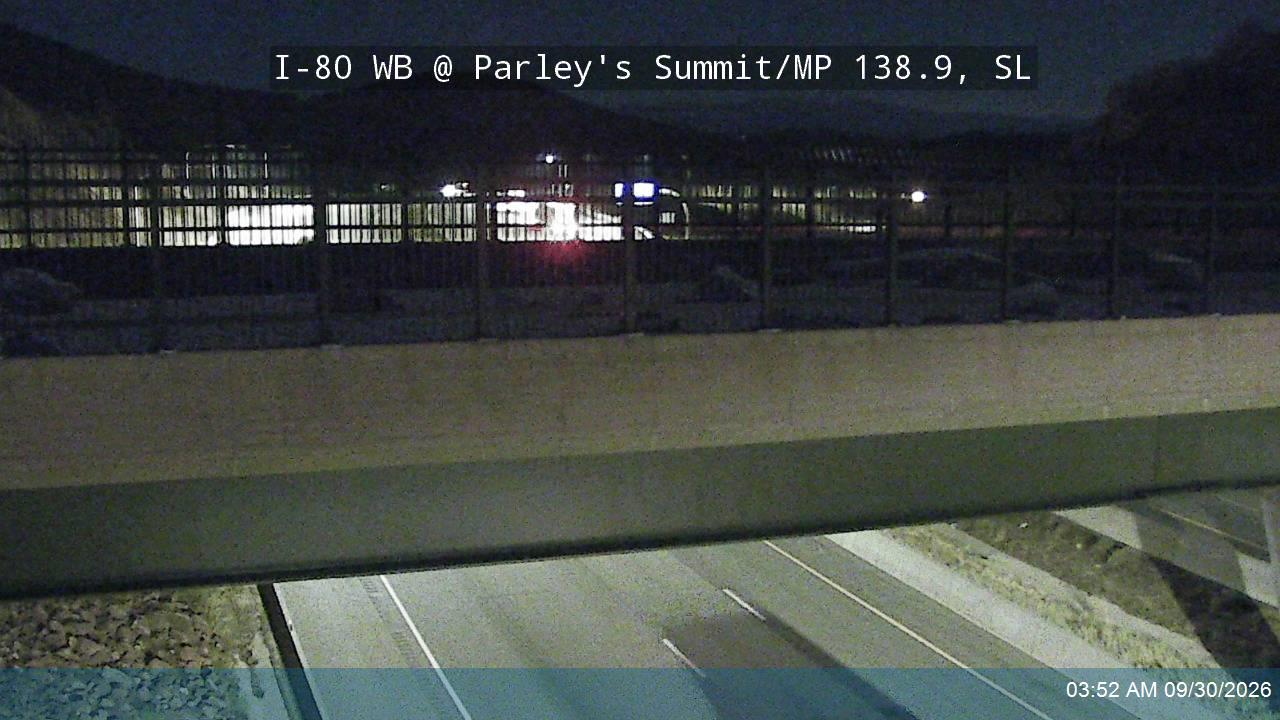I-80 WB @ Parleys Summit / MP 138.9, SL