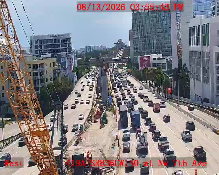 (419) SR-836WB at NW 7th Ave