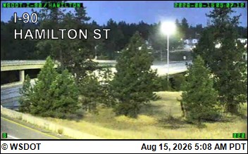 I-90 at MP 282.2: Hamilton St