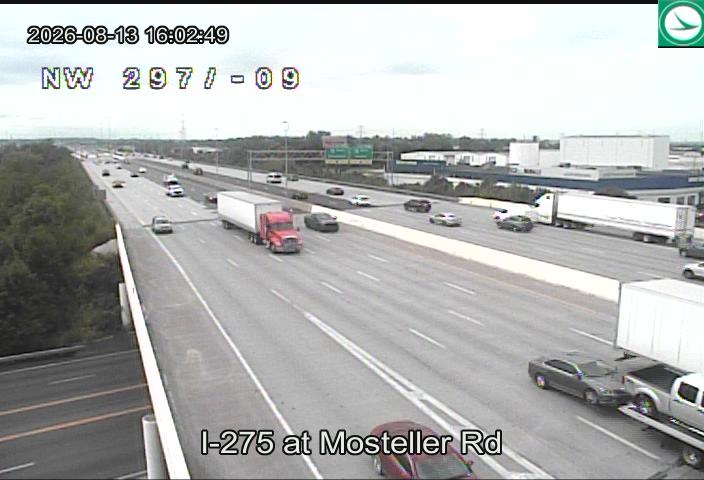 I-275 at Mosteller Rd